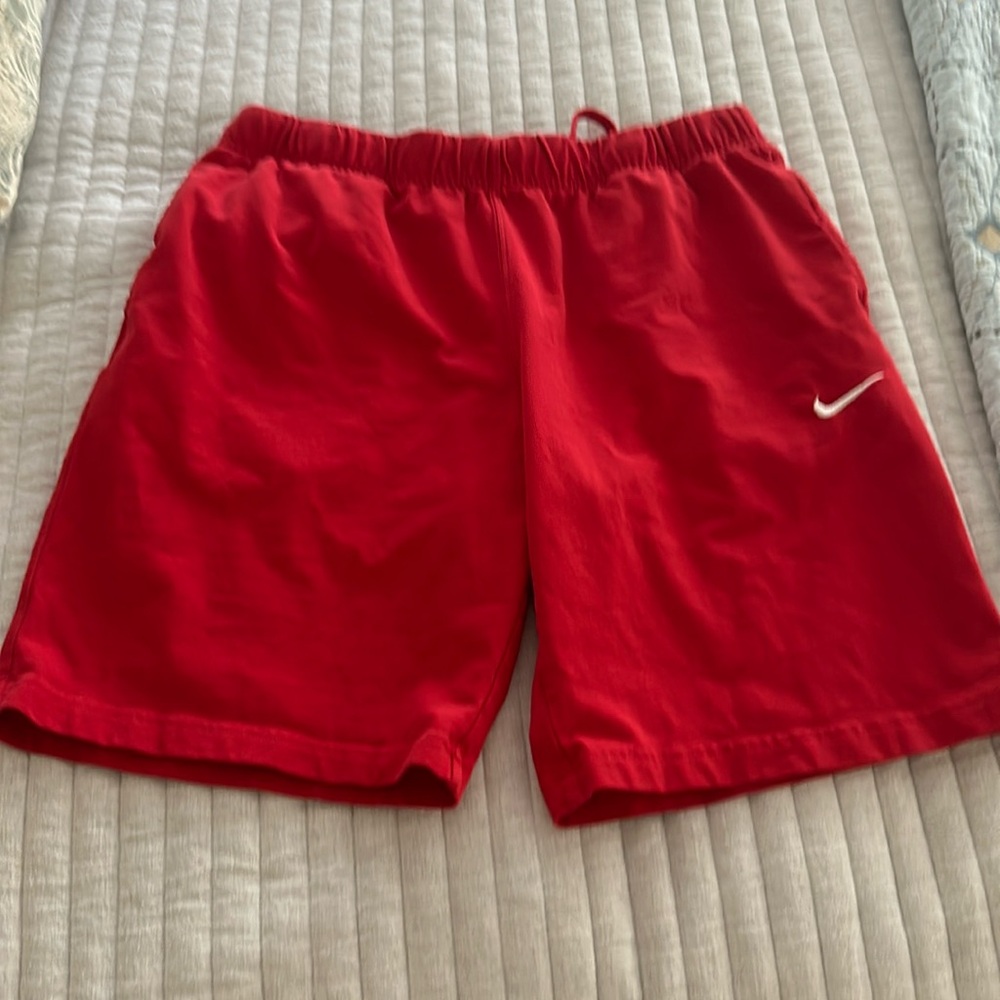 Nike Men’s XL Red cotton shorts.